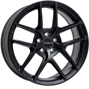 Romac Diablo Satin Black 8.0x19 5x112 et45