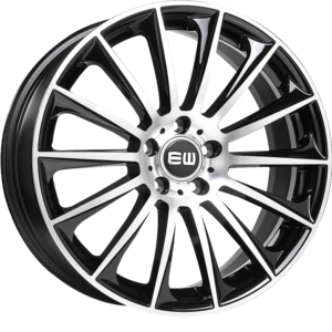 Elit Wheels EW02 Black / Lip Polished 5x112 19"
