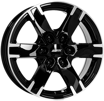 ALUTEC TITAN DIAM BLACK POL 7x16 6/130 ET55 CB84.1