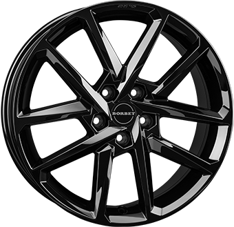 BORBET N BLACK GLOSS 8x19 5/112 ET45 CB57.1