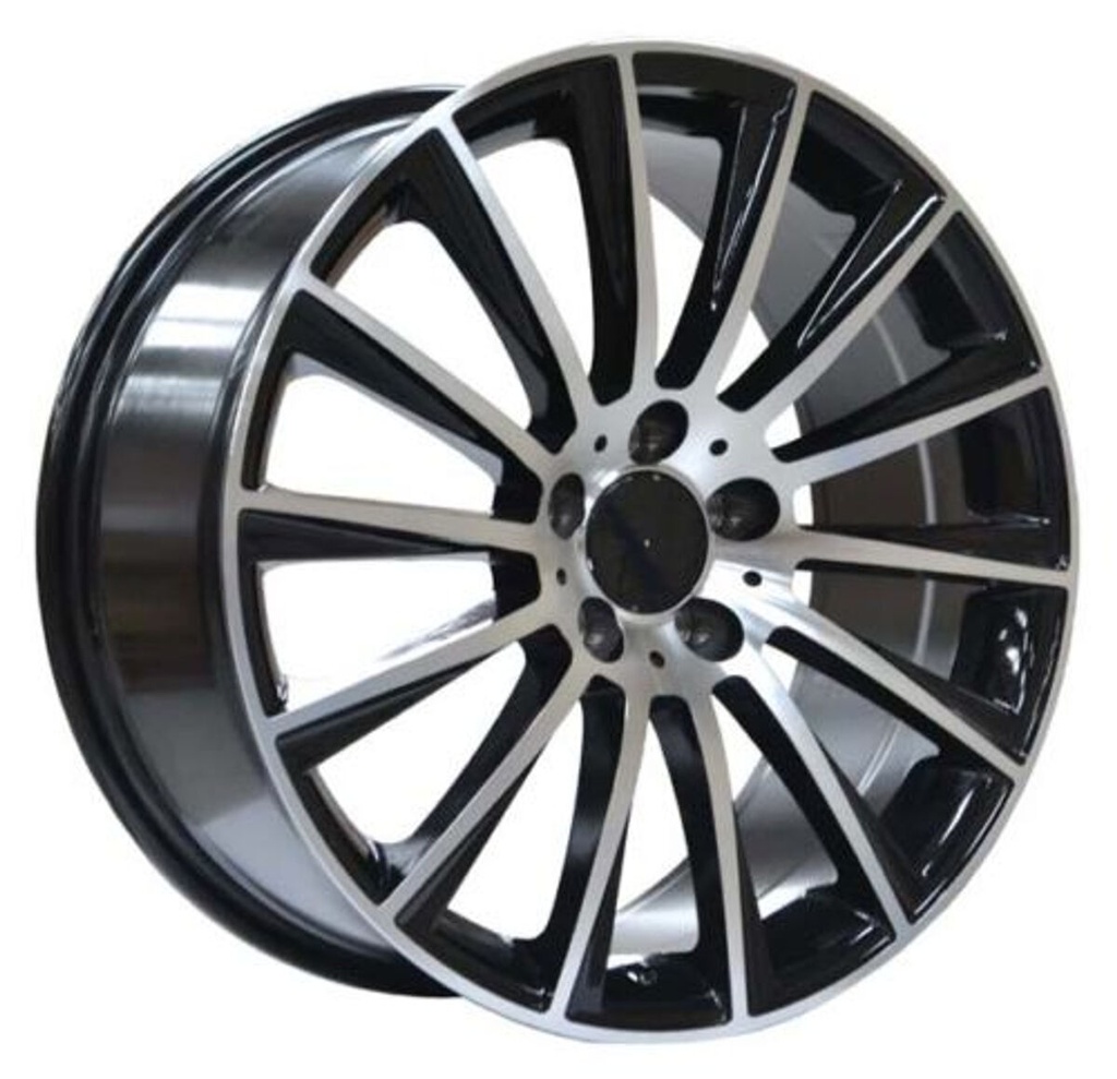 Mercedes (Black Polished) 8.5X20" 5X112 ET43 KR66.6