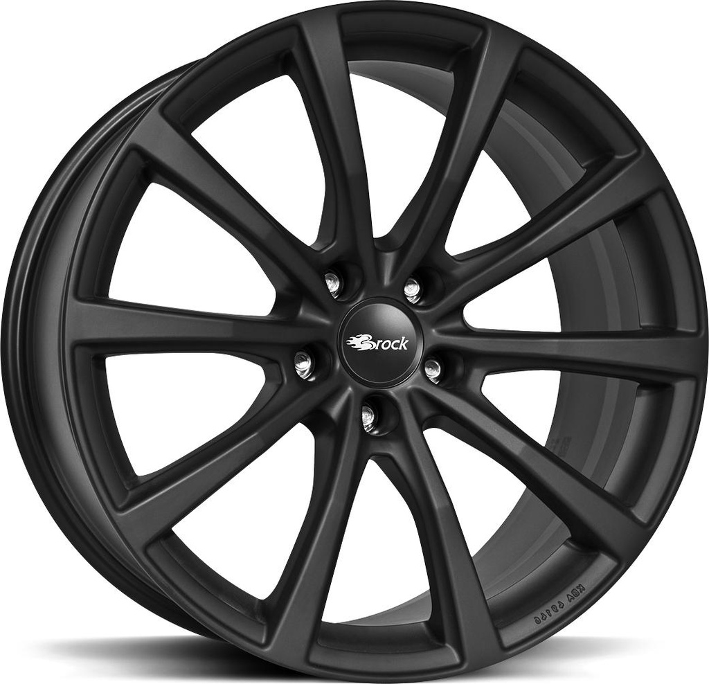 BROCK B32 BLACK MATT 10.5x20 5/120 ET30 CB72.6