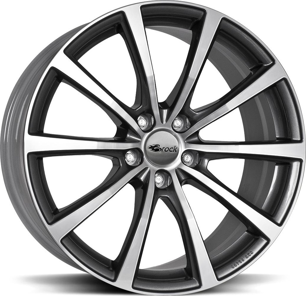 BROCK B32 TITAN FULL POL 7.5x18 5/112 ET44 CB66.6