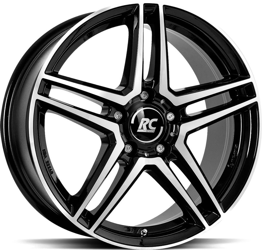 BROCK RCD17 BLACK FULL POL 7.5x17 5/112 ET36 CB66.6