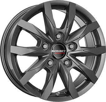 BORBET CW5 MISTRAL ANTHRACITE GLOSSY 6x16 5/130 ET68 CB78.1