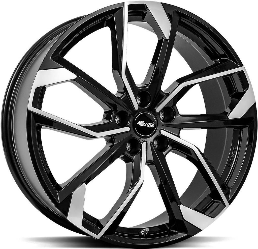BROCK RC34 BLACK FULL POL 8x19 5/120 ET45 CB64.1