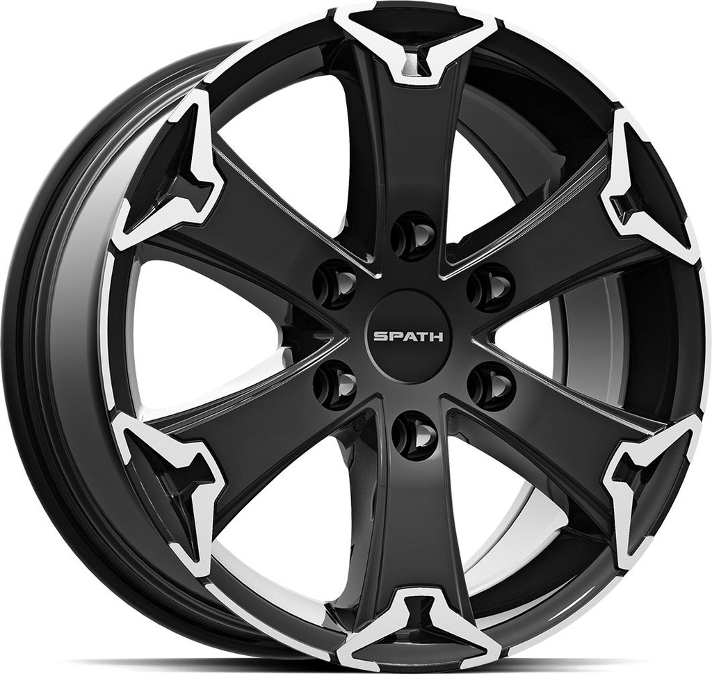 SPATH SP52 H BLACK LIP POL 8x18 6/130 ET50 CB84.1