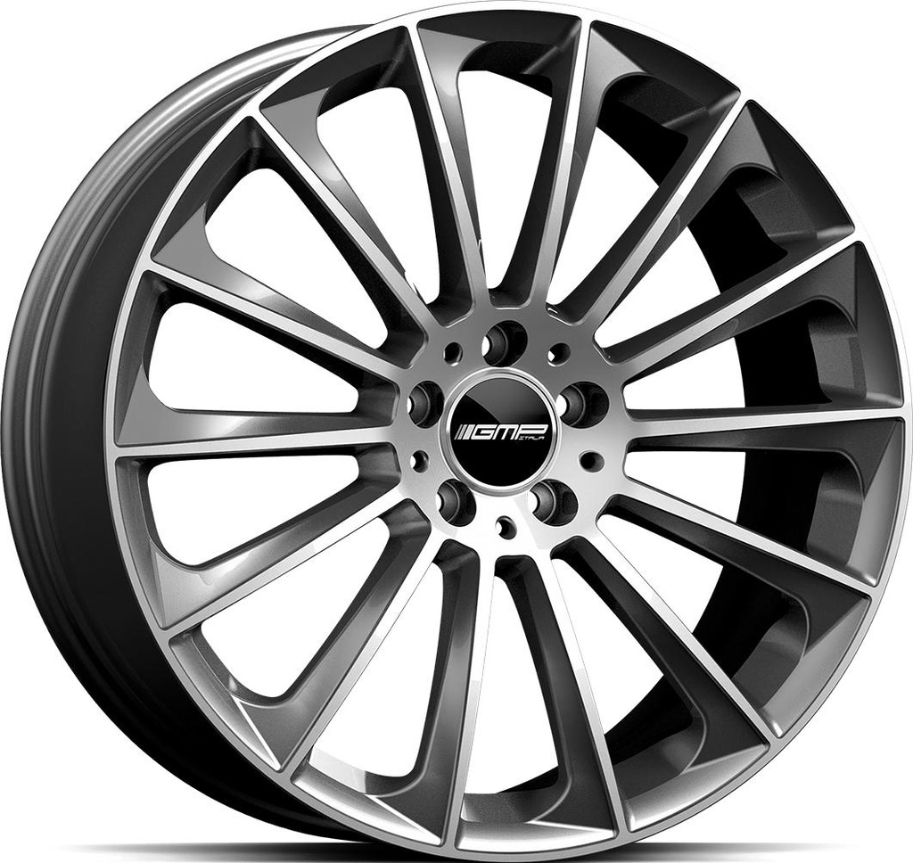 GMP STELLAR ANTHRACITE DIAM 8.5x19 5/112 ET45 CB66.6