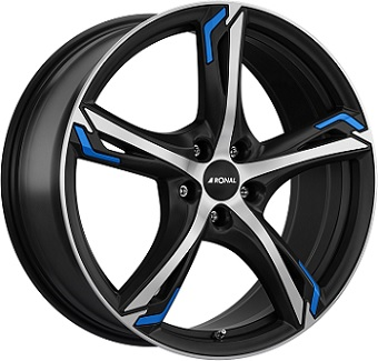 RONAL R62 BLUE 8.5x20 5/115 ET38 CB70.2
