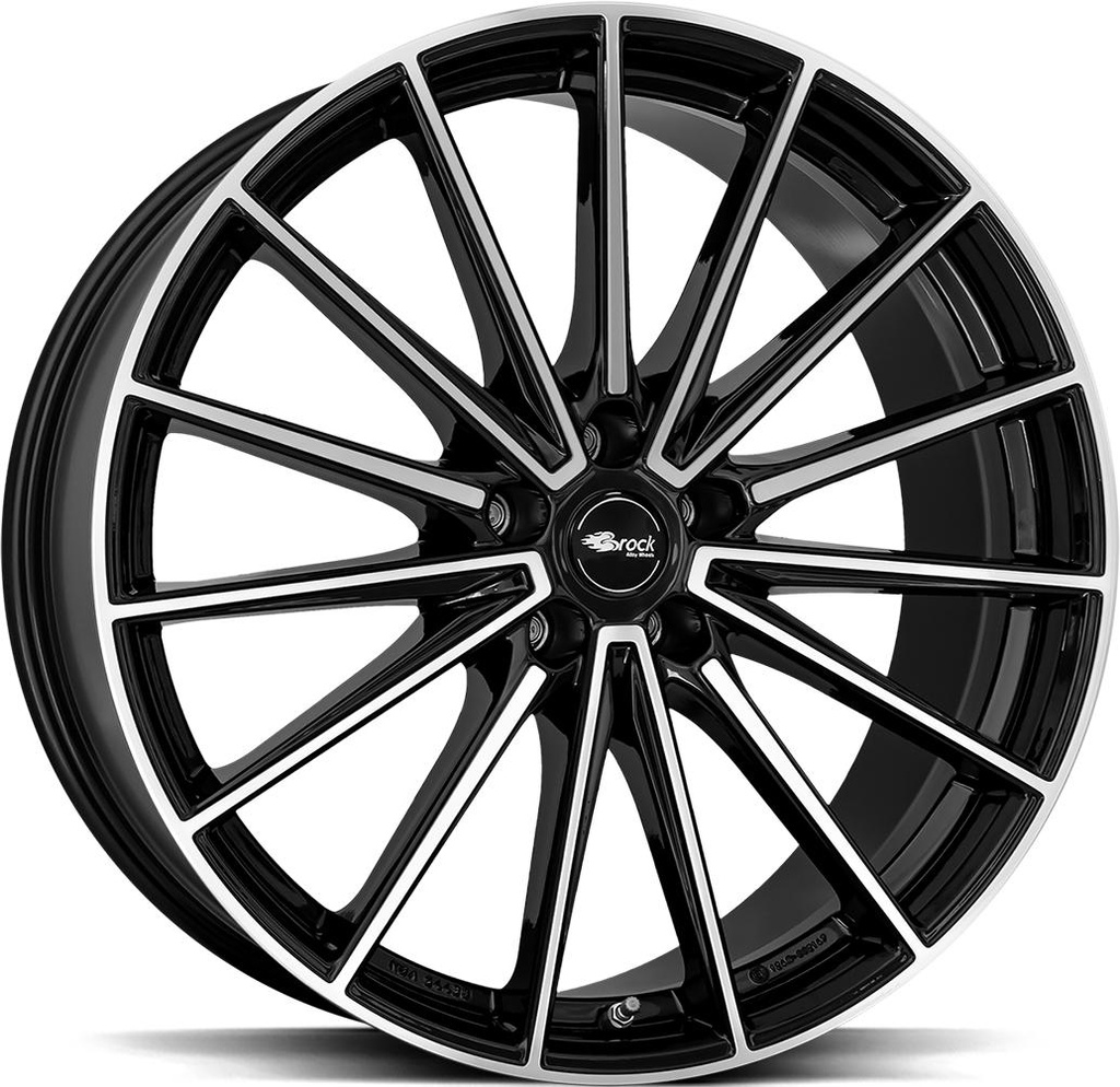 BROCK B43 BLACK FULL POL 10x21 5/112 ET54 CB66.6