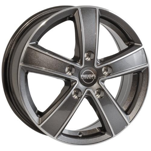 STATUSFÄLGAR HERCULES 5 ANTHRACITE GREY FRONT POLISHED 6.5x15 5/118 ET61 CB71.1