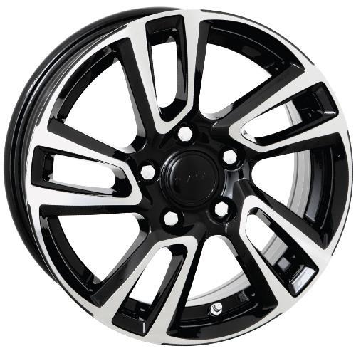 STATUSFÄLGAR RIDE HL BLACK FRONT POLISHED 6x15 5/112 ET30 CB66.5