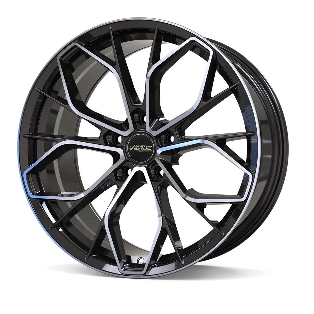 VENUE ROCKER BLACK POLISHED 9.5x19 5/112 ET40 CB66.6