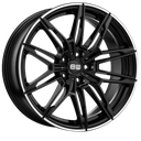 Elit Wheels EW18 Black / Lip Polished 5x112 19"