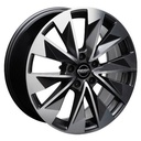STATUSFÄLGAR ZENITH ANTHRACITE GREY FRONT POLISHED 9x19 5/108 ET53 CB63.3
