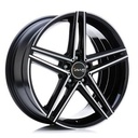 AVUS AC-515 Black Polished 7,5x17 5/112 ET45 CB66,6 R14
